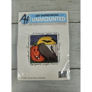 Windows To The World Cling Unmounted Rubber Stamp Art Impressions M4690 NEW